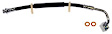H621789 Rear, Passenger Side First Stop Series Brake Line, Metal and Rubber