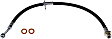 H621899 Rear, Driver Side First Stop Series Brake Line, Rubber and Steel