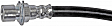 H621929 Rear, Driver and Passenger Side First Stop Series Brake Line, EPDM Rubber