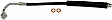 H621984 Front, Passenger Side First Stop Series Brake Line, Rubber and Steel