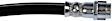 H621989 Front, Driver and Passenger Side First Stop Series Brake Line, Metal and Rubber