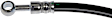 H622034 Front, Driver or Passenger Side First Stop Series Brake Line, Metal and Rubber