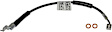 H622065 Front, Passenger Side First Stop Series Brake Line, Rubber and Steel