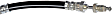 H622203 Front, Driver and Passenger Side First Stop Series Brake Line, Metal and Rubber
