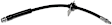 H622258 Rear, Driver and Passenger Side First Stop Series Brake Line, Metal and Rubber