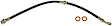 H629022 Front, Passenger Side First Stop Series Brake Line, EPDM Rubber