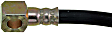 H73242 Front, Driver or Passenger Side First Stop Series Brake Line, Metal and Rubber