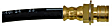 H77859 Front, Driver and Passenger Side First Stop Series Brake Line, Metal and Rubber