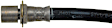 H77863 Rear, Driver and Passenger Side First Stop Series Brake Line, Metal and Rubber