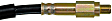 H80013 Front, Driver and Passenger Side First Stop Series Brake Line, Metal and Rubber