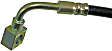 1977 Chevrolet G30 - Front, Driver Side Brake Line, 6,400 to 8,400 Lb. GVW; With Single Rear Wheel (SRW), Metal and Rubber, First Stop Series