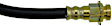 H86594 Front, Driver or Passenger Side First Stop Series Brake Line, Metal and Rubber