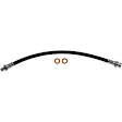 H96499 Front, Driver and Passenger Side First Stop Series Brake Line, Metal and Rubber