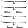 HW13066 First Stop Series Brake Hardware Kit - Direct Fit, Kit