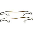 2004 Mazda 3 - First Stop Series Brake Hardware Kit - Direct Fit, Set of 2