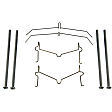 HW13519 First Stop Series Brake Hardware Kit - Direct Fit, Kit