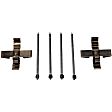 HW13639 Direct Fit Disc Brake Hardware Kit, Kit