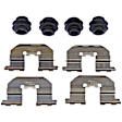 HW13674 First Stop Series Brake Hardware Kit - Direct Fit, Kit