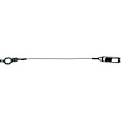 HW2104 Direct Fit Drum Brake Self Adjuster Cable, Sold Individually