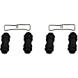 HW5607 First Stop Series Brake Hardware Kit - Direct Fit, Kit