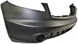 Front Primed Bumper Cover, Base Model, With Fog Light Holes