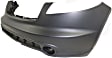 Front Primed Bumper Cover, Base Model, With Fog Light Holes