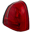 Passenger Side Tail Light, without Bulb, Halogen, Red Lens, 8 Cyl., 4.6L Engine