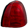 Passenger Side Tail Light, without Bulb, Halogen, Red Lens, 8 Cyl., 4.6L Engine, CAPA Certified