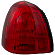 Driver Side Tail Light, without Bulb, Halogen, Red Lens, 8 Cyl., 4.6L Engine, CAPA Certified