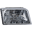 Passenger Side Headlight, with Bulb, Halogen, Clear Lens, 8 Cyl., 4.6L Engine