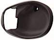 Front, Passenger Side, Interior, Door Handle Trim, Plastic, Black