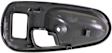 Front or Rear, Passenger Side, Interior, Door Handle Trim, Brown