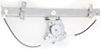 Sedan Front, Driver Side Power Window Regulator, Without Motor