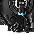 Passenger Side Headlight, with Bulb, Halogen, without Sport Package Model