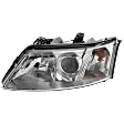 2003-2007 Saab 9-3 - Driver Side Headlight, with Bulb, Halogen, Clear Lens