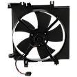 Radiator Fan - Fan Blade, Motor and Shroud, 4 Cyl., 2.5L Engine