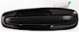 Rear, Driver Side Smooth Black Exterior Door Handle, Without Key Hole