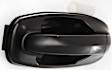 Rear, Driver Side Smooth Black Exterior Door Handle, Without Key Hole