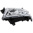 Passenger Side Headlight, with Bulb, Halogen, Clear Lens, without leveling system