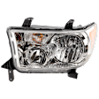 Driver Side Headlight, with Bulb, Halogen, Clear Lens, without leveling system