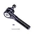 T413PR Front, Driver Side, Inner Tie Rod End, Premium Chassis Series