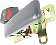 Front or Rear, Driver Side Interior Door Handle, Gray, with Door Lock Button, without Bezel