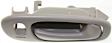 Front or Rear, Passenger Side Interior Door Handle, Gray, With Door Lock Hole, For Models With Power Door Locks