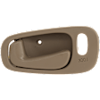 2000 Chevrolet Prizm Base - Front Or Rear, Driver Side Beige Interior Door Handle, ,For Models with Power Door Locks