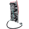 Driver Side Tail Light, with Bulb, Halogen, Clear and Red Lens