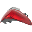 Driver Side Tail Light, with Bulb, Halogen, Clear and Red Lens