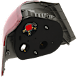 Passenger Side Tail Light, without Bulb, Halogen, Clear and Red Lens, Sedan, Base Model, Without Sport Package, CAPA CERTIFIED
