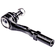 TO28073 Front, Driver Side, Outer Tie Rod End, MAS Series