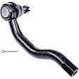 TO59131 Front, Driver Side, Outer Tie Rod End, MAS Series