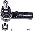 TO81455XL Front, Driver or Passenger Side, Outer Tie Rod End, Premium Chassis Series